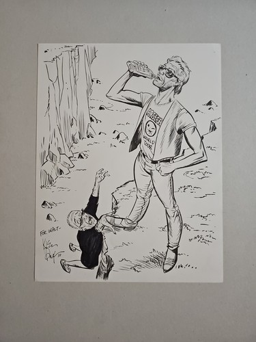 Garth Ennis PREACHER "Cassidy" by Kieron Dwyer Original Comic Art Commission '99 - Picture 12 of 13