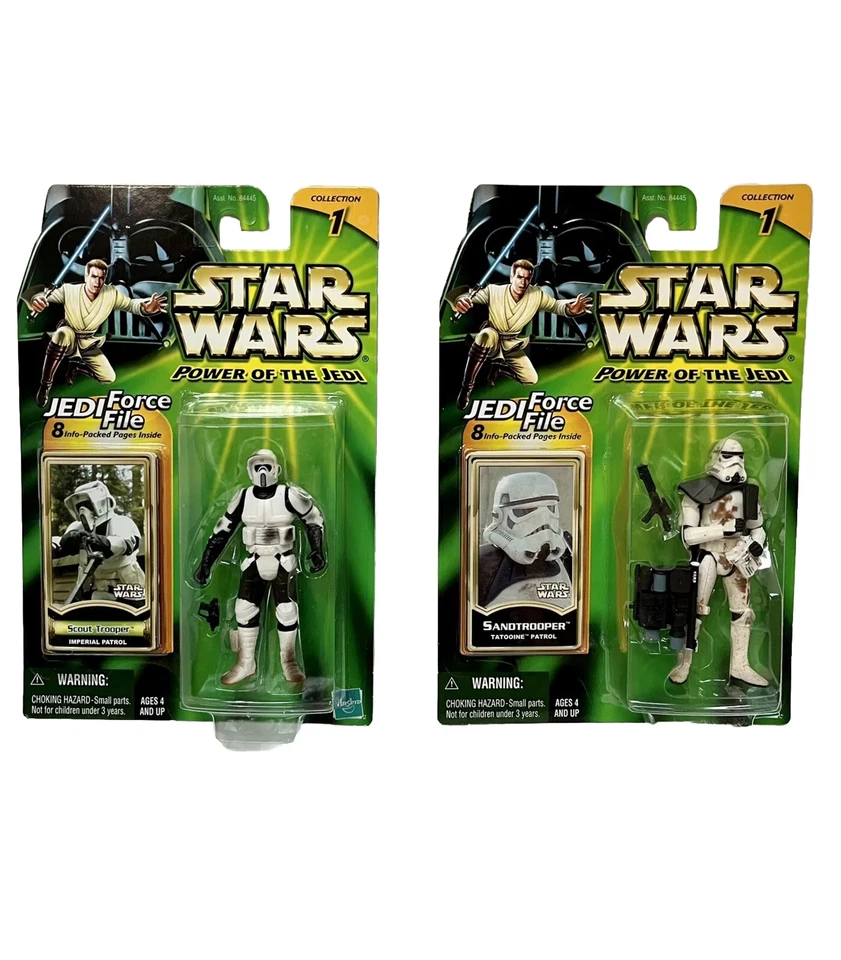 Star Wars POTJ 2000 LOTE 6: R2-Q5, SCOUT TROOPER, SANDTROOPER, AMILDALA, TIIN, MAUL Foto 3 de 4