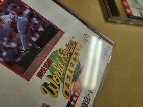 Sega Saturn Hideo Nomo World Series Baseball + World Series Baseball II Obi