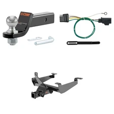 CURT Class 3 Towing Kit Trailer Hitch, Wiring, Ball Mount - 13243, 56293, 45836