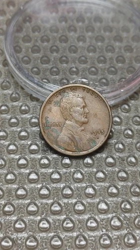 1915 S Lincoln Wheat Cent Penny VF Details Corrosion                        D159