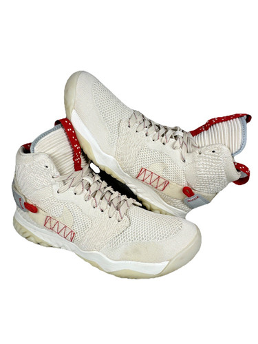 Nike Jordan Apex React Basketball Shoes Mens Size 9 Light Cream Sail BQ1311-206