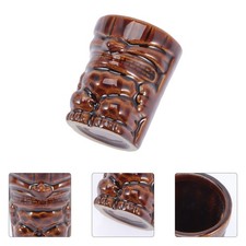  Mini Tiki Cup Bankett Kokosnuss-Keramiktasse Hawaiianischer Partybecher