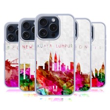 HEAD CASE DESIGNS WATERCOLOURED SKYLINE SOFT GEL CASE FOR APPLE iPHONE PHONES