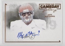 2014 Press Pass Gameday Gallery Bronze Jeff Mathews #GG-JM3 Auto 0c2