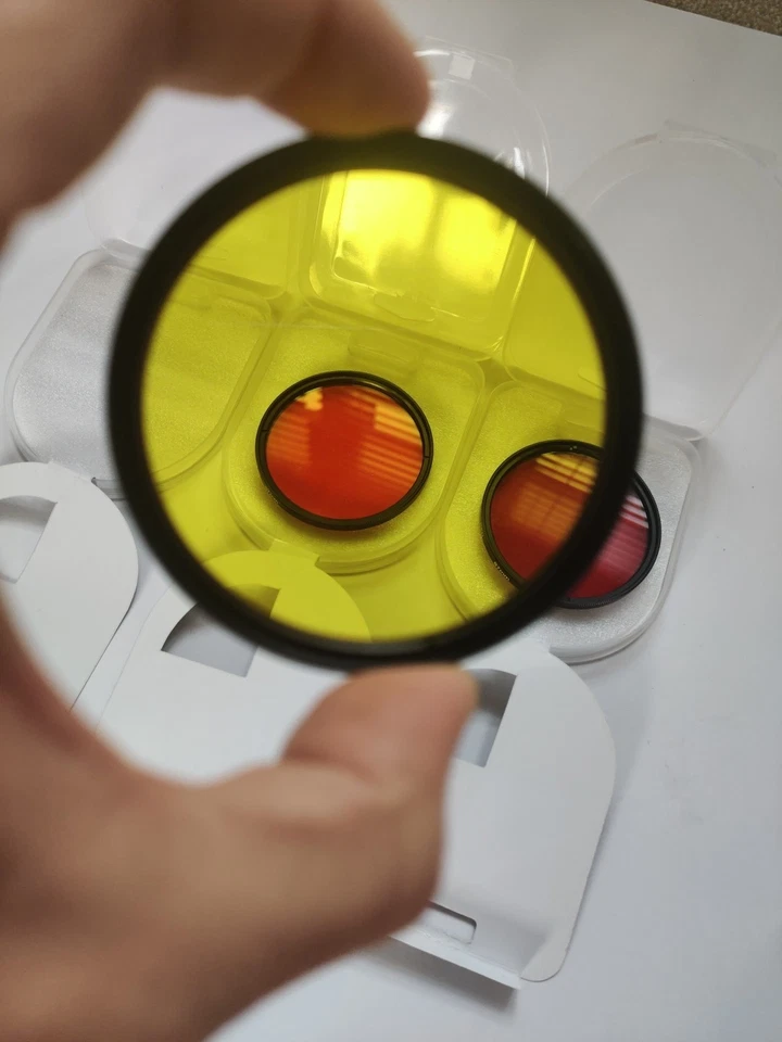 67mm Colour Camera Filter Set Red Orange Yellow For SLR Lens 67mm Threaded - Image 3 of 4