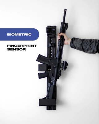 #ad Vara Safety Ract Biometric Rifle Shotgun Safe $359.99