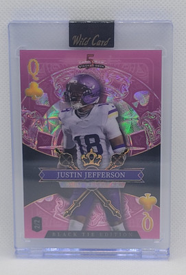 2026 Wild Card 5 Card Draw Black Tie Edition Justin Jefferson #ed