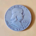 1954 Franklin Half Dollar Silver 50C Coin Circulated Business Strike Uncertified