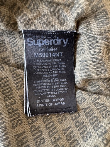 Men's Superdry Rookie Edition Green/Karki Military Issue Jacket size Large - Picture 11 of 13