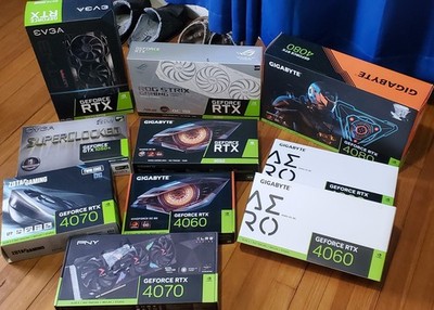 Nvidia RTX 4080 4070 4060 3050 3080 2070 GTX 1050Ti GPU boxes ONLY