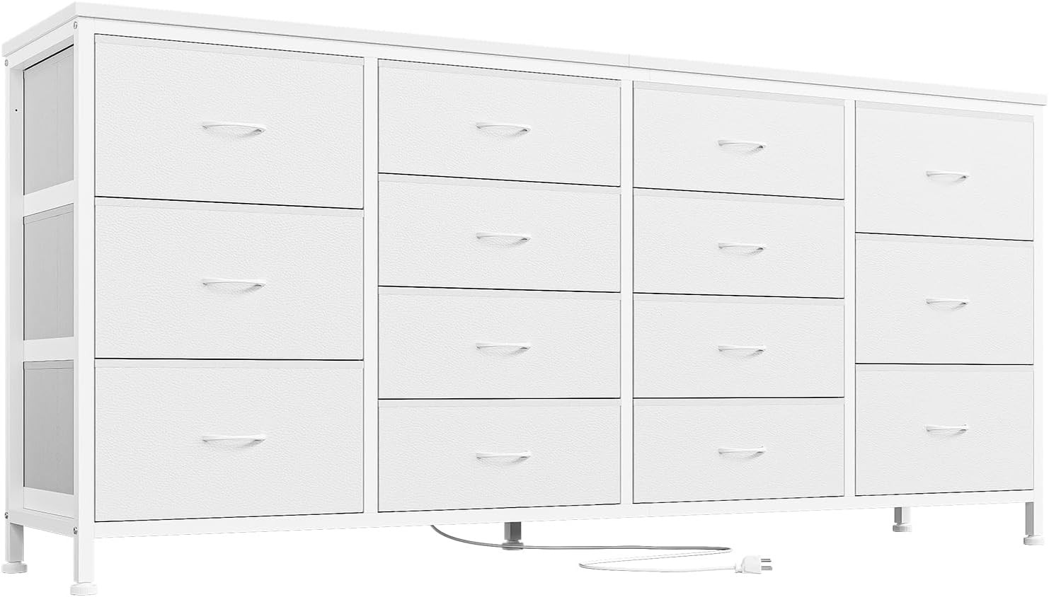 14 Drawer For Bedroom With Power Outlets Entertainment