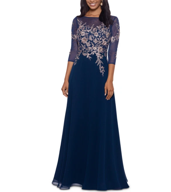 3/4 Sleeve Ball Gown Formal Dresses for Women for sale | eBay