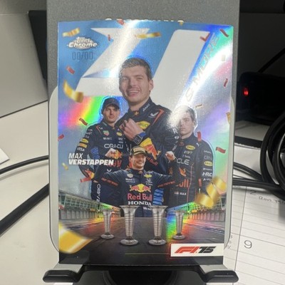 Topps Chrome F1 2025 Lot Verstappen Prost Hamilton Trading Cards
