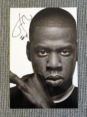 Jay Z Original Autogramm Rapper Musik Roc Nation Def Jam Beyonce 20x30cm