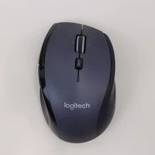 Logitech M705 Marathon Wireless Mouse Dark Gray Ergonomic 6 Button Optical Laser
