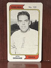 OTTO GRAHAM - Pesque Hueso Mexican Beer #120 - VERY RARE Collector Card