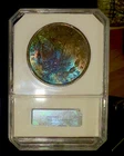1884 0 Morgan  Dollar PCI Mint 65 Monster Toning Overse And Reverse