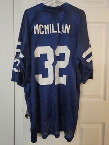 Randy McMillan #32 AUTOGRAPHED INDIANAPOLIS COLTS REEBOK JERSEY NFL Football 4XL