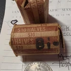 Franklin Half Dollar $10 Roll Circulated 50C Coins 1948-1963