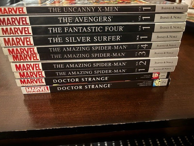 10 book llot Marvel Masterworks  (Trade Paperback)