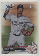 2017 Bowman Chrome Prospects Refractor 375/499 Albert Abreu #BCP153 5h0