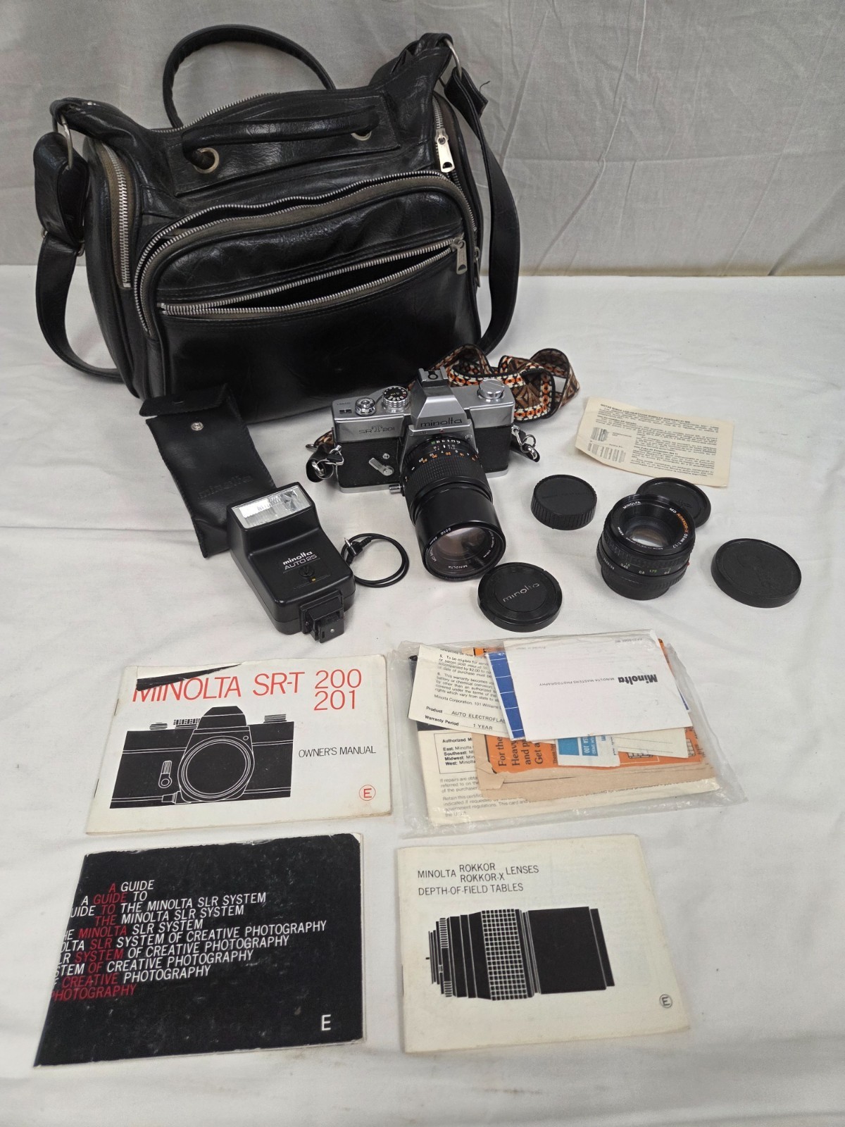 Minolta SRT-201 vintage camera equipment - eBay listing photo 1