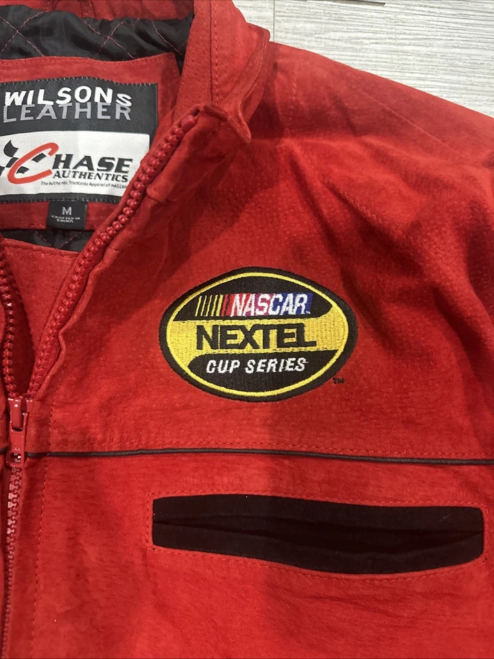 Chaqueta NASCAR Kasey Kahne Chase Authentics Wilson Cuero Cremallera Nueva Foto 3 de 4