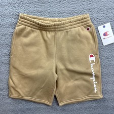 Champion Boys Youth Medium 10/12 Khaki Signature Fleece Pull on Shorts