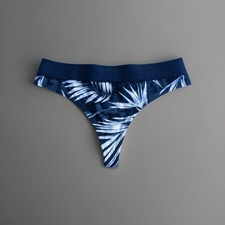 VICTORIA'S SECRET PINK EXTRA LOW RISE THONG PALM TREE SIZE SMALL
