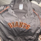 Majestic San Francisco Giants Gray Orange Jacket XL/T MLB Baseball — photo 3