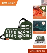 All-Weather Life Bivy Sleeping Bag - Lightweight Thermal Shelter for Survival