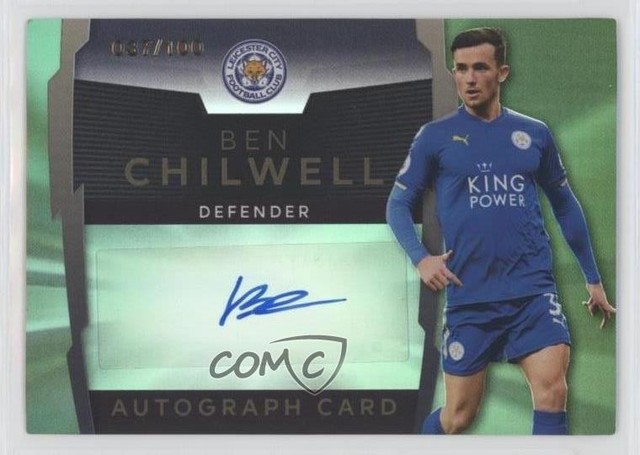 2017-18 Topps Premier League Platinum Green /100 Ben Chilwell Auto