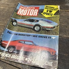 Modern Motor Oct 1972 Magazine Falcon Hardtop Cover
