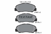 Textar Bremsbelagsatz, Scheibenbremse 2196701 FüR Bertone Daihatsu