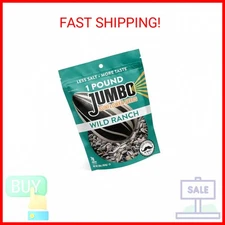 JUMBO SUNFLOWER SEEDS, Ranch, 16-Ounce (Pack of 6)