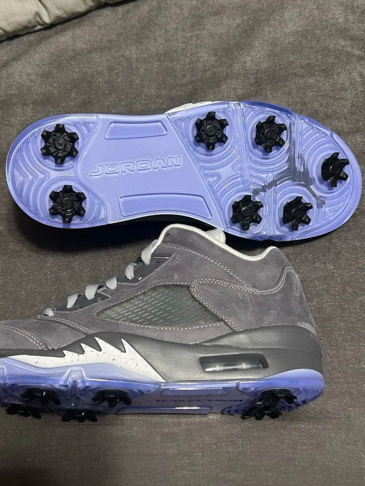 Talla 10.5 - Air Jordan 5 Golf Low Wolf Gris Se adapta a 10.5/11 Foto 4 de 4