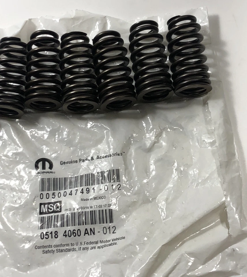 05184060AN 7 PCs Mopar Valve Spring for Dodge Charger Jeep Cherokee Lot 7 - Image 3 of 3