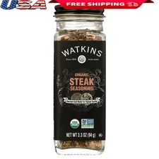 Gourmet Organic Steak Seasoning 3.3oz USDA Non-GMO Gluten Free Spice Jar