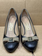 Salvatore FerragamoBlack Ferragamo High Heels with Bow