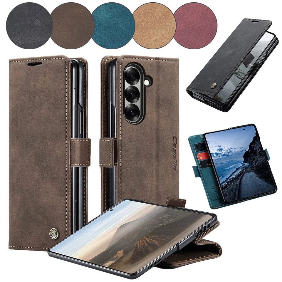 CASEME Handy Tasche für Samsung Galaxy Z Fold7 Wallet 013 Series Hülle Etui