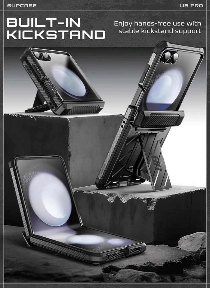 Capa telefone SUPCASE corpo inteiro grau militar para Samsung Galaxy Z flip 7 - Imagem 2 de 4