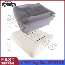 For Dodge Ram 1500 2500 3500 94-97 Driver Side Bottom Seat Cover & Foam Cushion