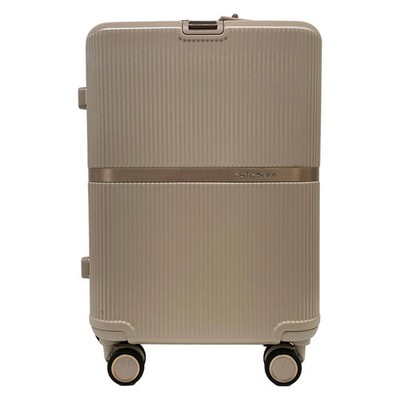 Samsonite Beige Plastic Suitcase