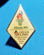 Delta Air Lines 1996 Vintage Olympics Employee Pushback Pin
