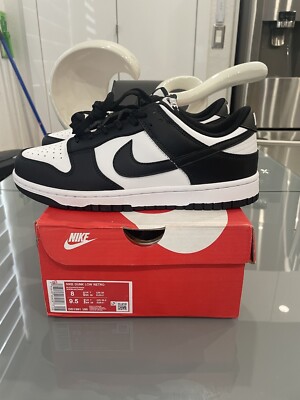 Nike Low Dunk Retro White Black Panda DD1391-100 Men\'s Sneakers Sz 8 s-l400.jpg main image 2
