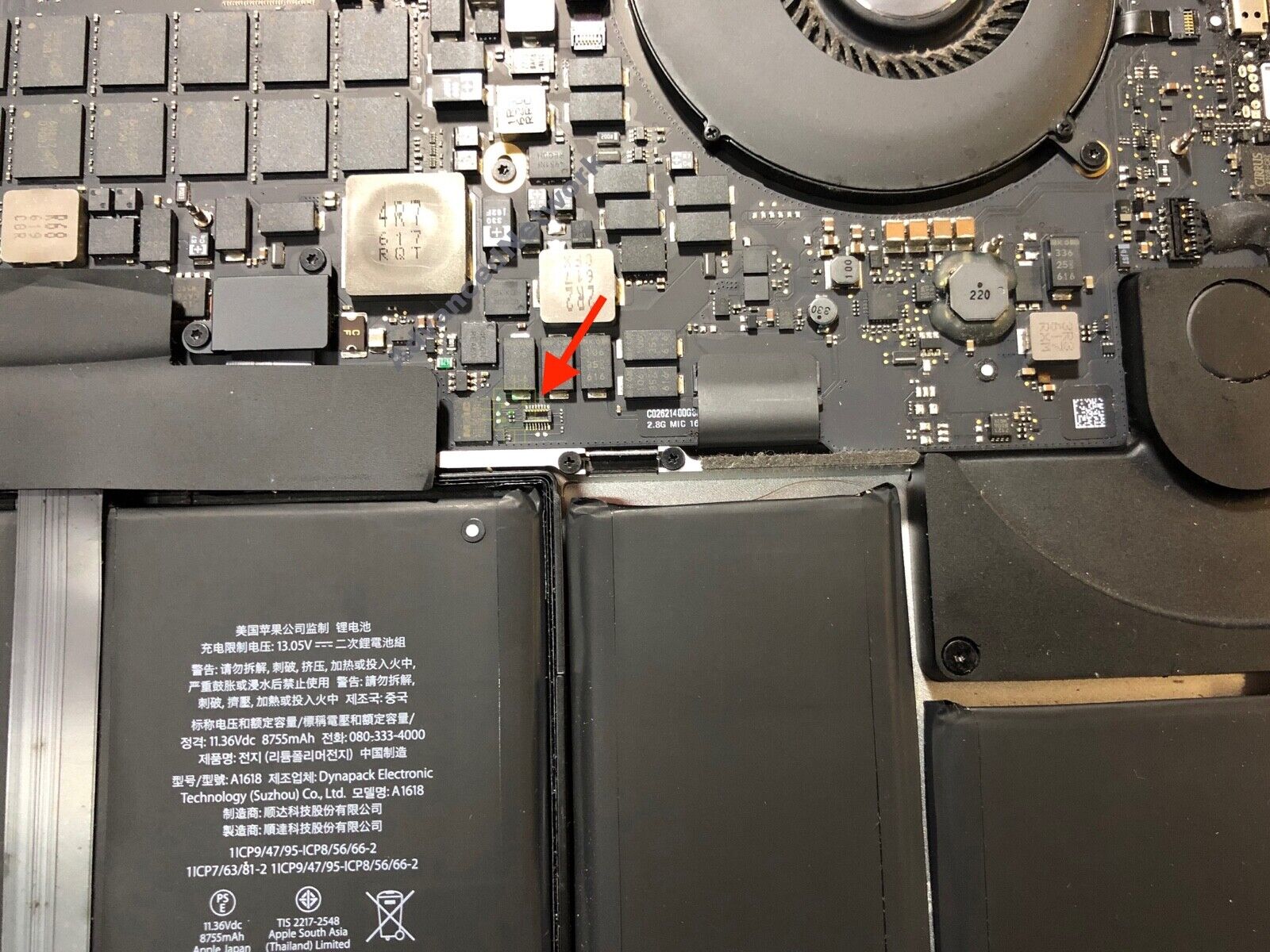 EFI Chip Card Apple MacBook Pro 15\