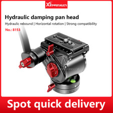 Professional Fluid Tripod Head Hydraulic damping Pan Head Wide Compatibility
