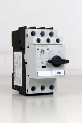 Siemens Circuit Breaker 1.1-1.6A 3RV1021-1AA10 + Auxiliary Switch 3RV1901-1E