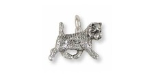 Westie Charm Jewelry Sterling Silver Handmade West Highland White Terrier Charm
